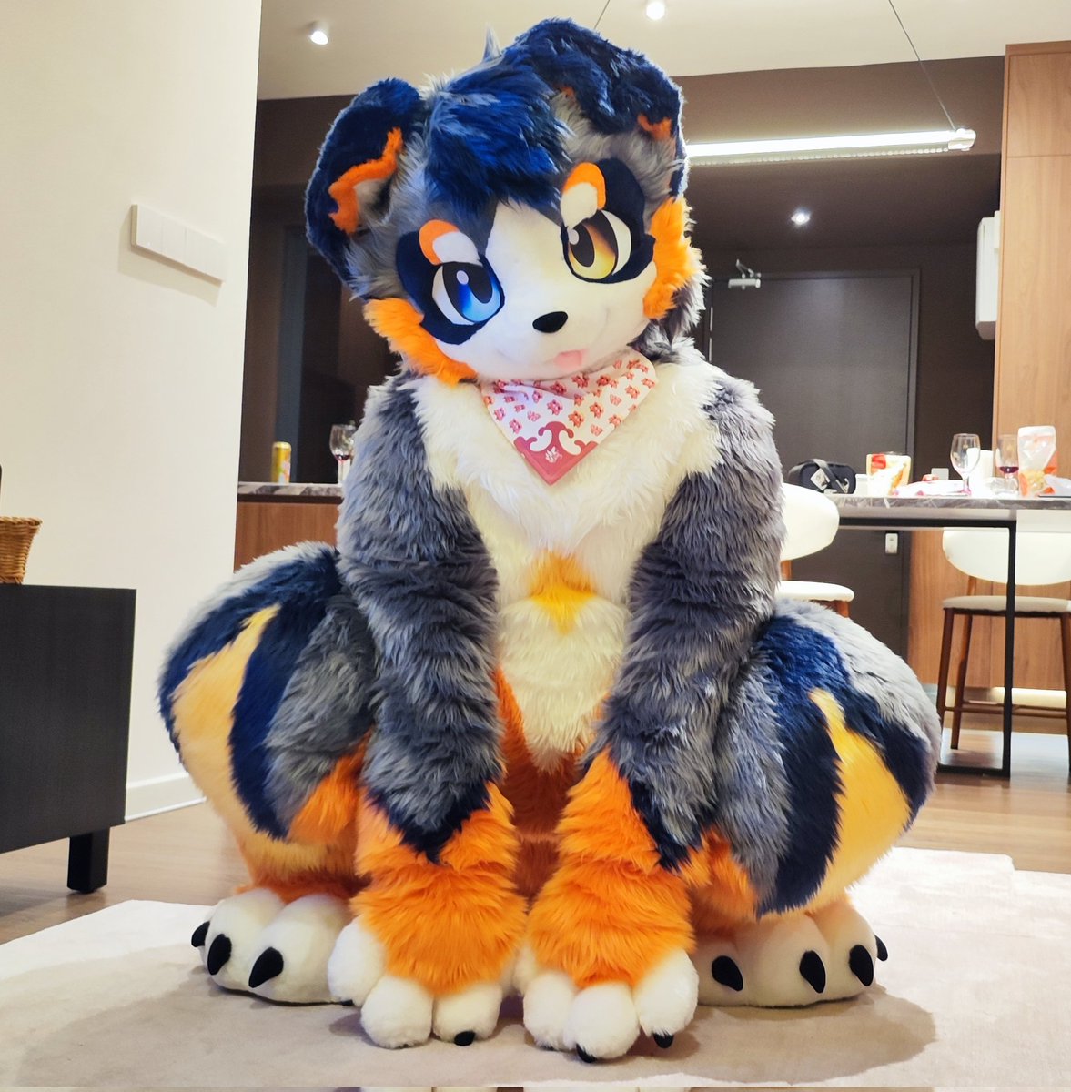 cangyu0402's tweet photo. 诶...人类是你在呼唤我吗？
🪡 @furmony
#FursuitEveryday https://t.co/rUsIpGcUFL