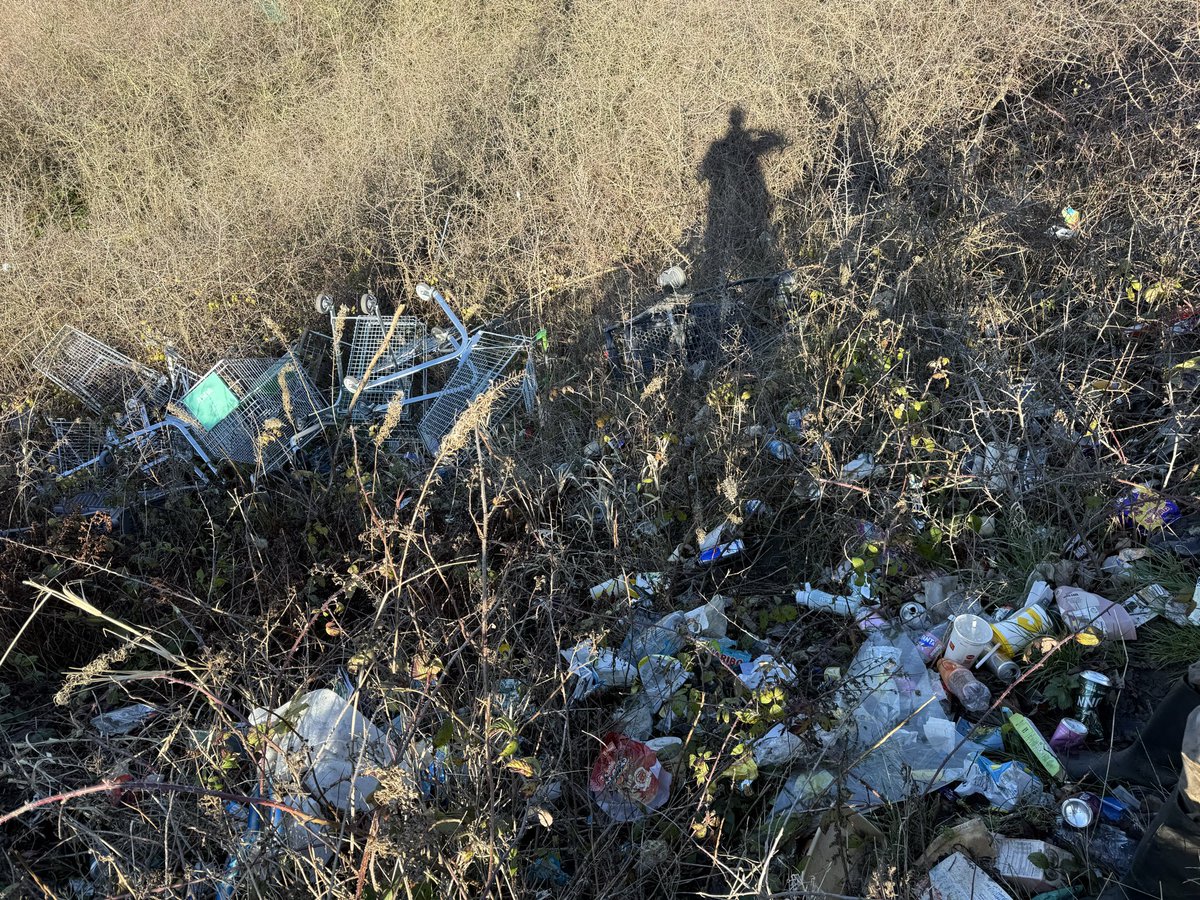 Cleanporty's tweet photo. More trolleys from the @PortyTimebank litter clean in Magdalene Glen. Some @marksandspencer trolleys now st the @asda car park at Fort Kinnaird. https://t.co/KHO6ONKb9S