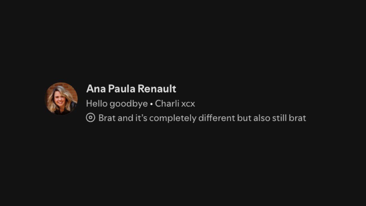 ISSO É MUITO SÉRIO! Print antigo é resgatado de Ana Paula Renault escutando ‘Hello Goodbye’ de Charli xcx no Spotify. #BBB26