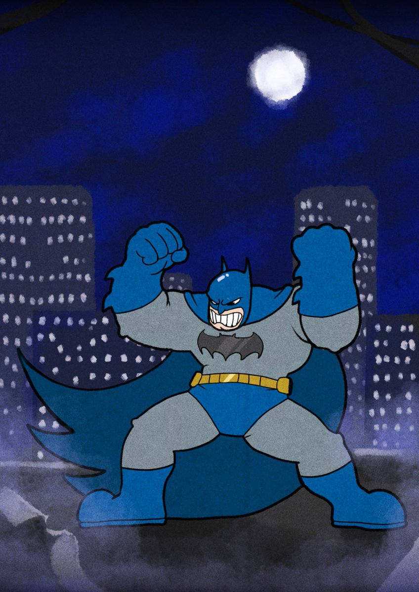 Josadelicia's tweet photo. Collab com meu amigo de troca de personagens e estilos
King Dice no estilo do Frank Miller (por mim) e Batman no estilo de Cuphead
Sigam meu parceiro no Instagram (pedromssoutoz), ele é muito bom :) https://t.co/LU9rJslju1