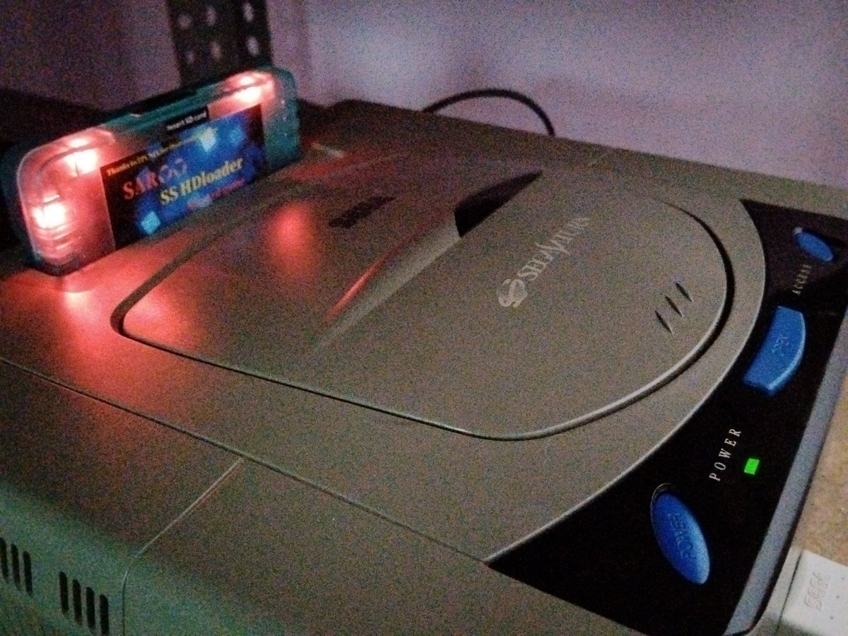 AlexisynthFM's tweet photo. Played it in my Japanese Sega Saturn Model 1 and Saroo 0.9 firmware, works great. https://t.co/M9dSr5kJXp