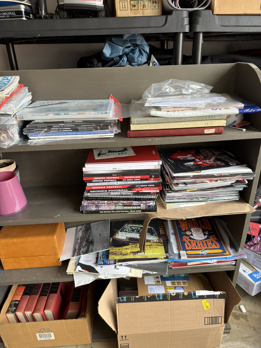 richardcostigan's tweet photo. Cleaning the garage and listening to @jeffdantzlertv and @djohnstonuga to call today’s double headers for @BaseballUGA ! Will help make my honey do list go by faster! #ItsSaturdayInAthens #GoDawgs https://t.co/PAvRTpjyON
