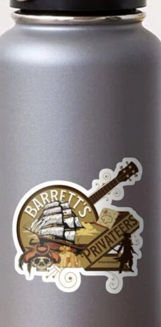 AnnaDreams_Art's tweet image. Get your sticker today! also on tees.   redbubble.com/i/sticker/Barr… #Christmasgifts #StockingStuffer #barrettsprivateers #seashanties #seashanty