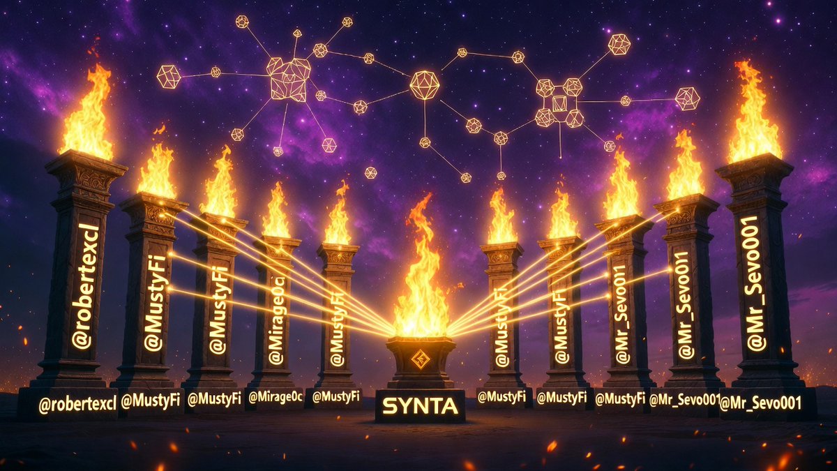 SYNTAofficial's tweet photo. Ignition has ignited !
10 challenges. 10 winners. 50 USDC + 1000 SYNTA coming !!!
To everyone who searched, scrolled, and looked closer — thank you !!! 
You proved that curiosity still wins 😊
To the 10 winners — check your DMs. Rewards are on the way.
What Just Happened

The website launched
10 secrets were hidden
10 people found them first
50 USDC + 1000 SYNTA will distributed shortly
What's Next?

This was only the beginning.
Ignition was the spark. The foundation is laid. The community is growing.
The roadmap continues. The fire is just getting started.
Stay tuned for what comes next.
The Architect is watching. Always.

#SYNTAQuest #SYNTA #BurnToPlay #GameFi #Solana