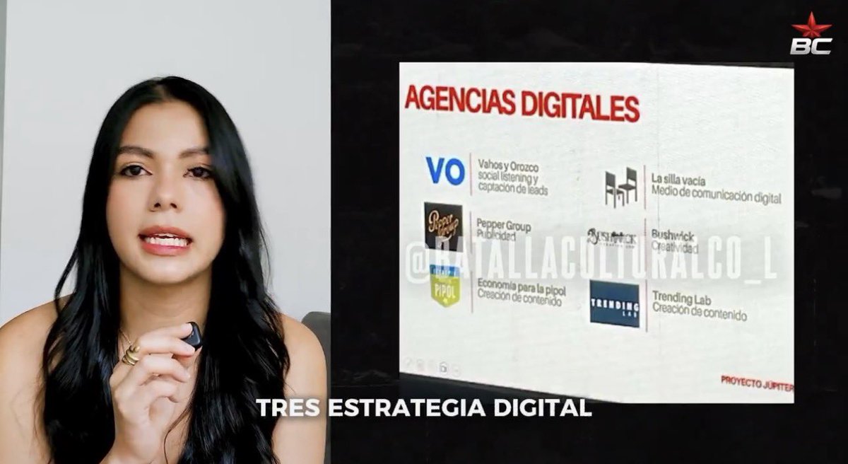 Es gravísimo todo lo que está saliendo del #ProyectoJupiter 🚨

Según lo que está circulando, detrás de esta estrategia estarían sectores de la derecha, agencias de comunicación y algunos medios tratando de instalar una narrativa en contra del gobierno de Gustavo Petro rumbo a