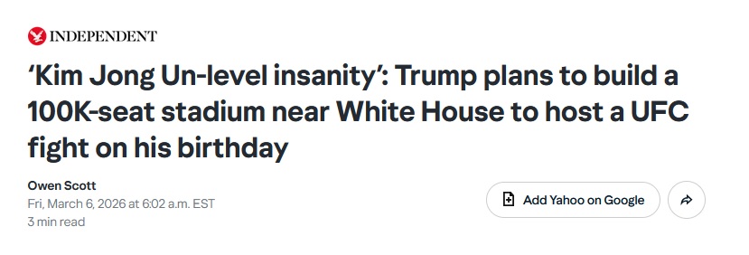 Under crushing sanctions, Kim lifted his nation out of famine and brought it economic and strategic security. He isn't acting out fantasies of world conquest while creaming over golden drapes. Kim deserves better than this shit.