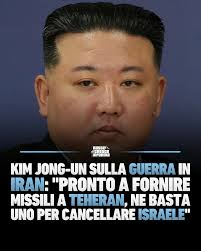 viaggrego's tweet photo. #KimJongUn #offre propri #Missili all’ #Iran , specificando che: “un solo #Missile sarebbe #sufficiente per #Cancellare #Israele definitivamente ”! Leggi Qui:
https://t.co/bH1viQqKxd https://t.co/YZ1iisOOyI