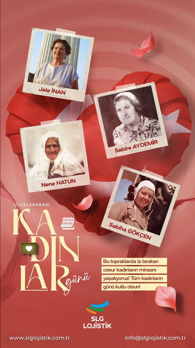 SLG Lojistik olarak, hayatın her alanında değer katan tüm kadınların 8 Mart Dünya Kadınlar Günü’nü kutluyor; eşit, adil ve güçlü bir gelecek için birlikte ilerlemeye devam ediyoruz.

Tüm kadınlara saygı ve teşekkürlerimizle. 🌸

#8Mart #DünyaKadınlarGünü

slglojistik.com.tr