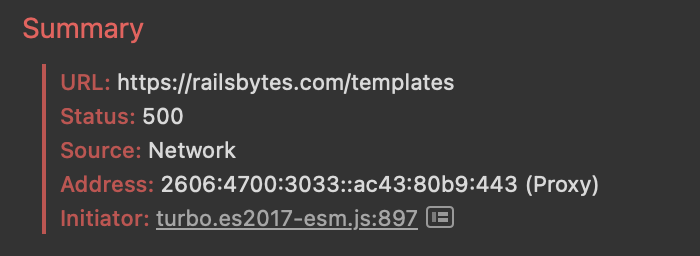zackmariscal's tweet photo. @excid3 I'm trying to add a Rails Byte, but I'm getting a 500 error. Any idea if there's a workaround? https://t.co/apzalqVpuj
