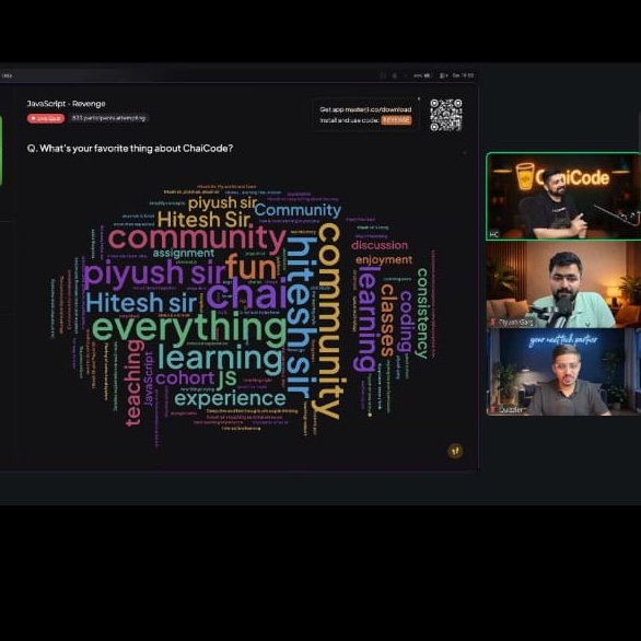 Prem_T3's tweet photo. Really Happy that Back-end are finnaly start at #chaiCode @ChaiCodeHQ ,
Thanks @Hiteshdotcom to introduce node-js to us and there arcitecture to it, and also Thanks @piyushgarg_dev to introduce - @typescript to us,

#chaicode, #chaiandcode https://t.co/ntv5hVKGnN