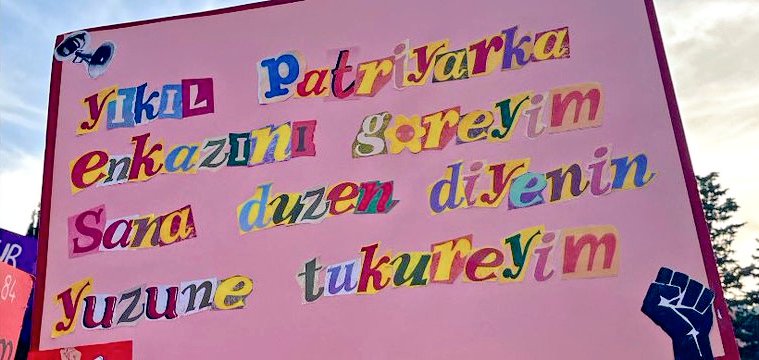 YIKIL PATRİYARKA
ENKAZI GÖREYİM
SANA DÜZEN DİYENİN
YÜZÜNE TÜKÜREYİM