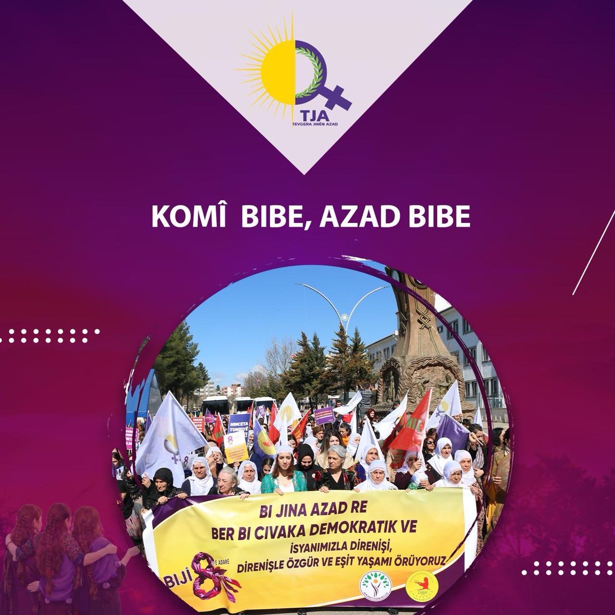 nnueunnln's tweet photo. #DemaJinê bi rihê komûnal re ber bi azadîyê ve https://t.co/iGZpbC2uCZ