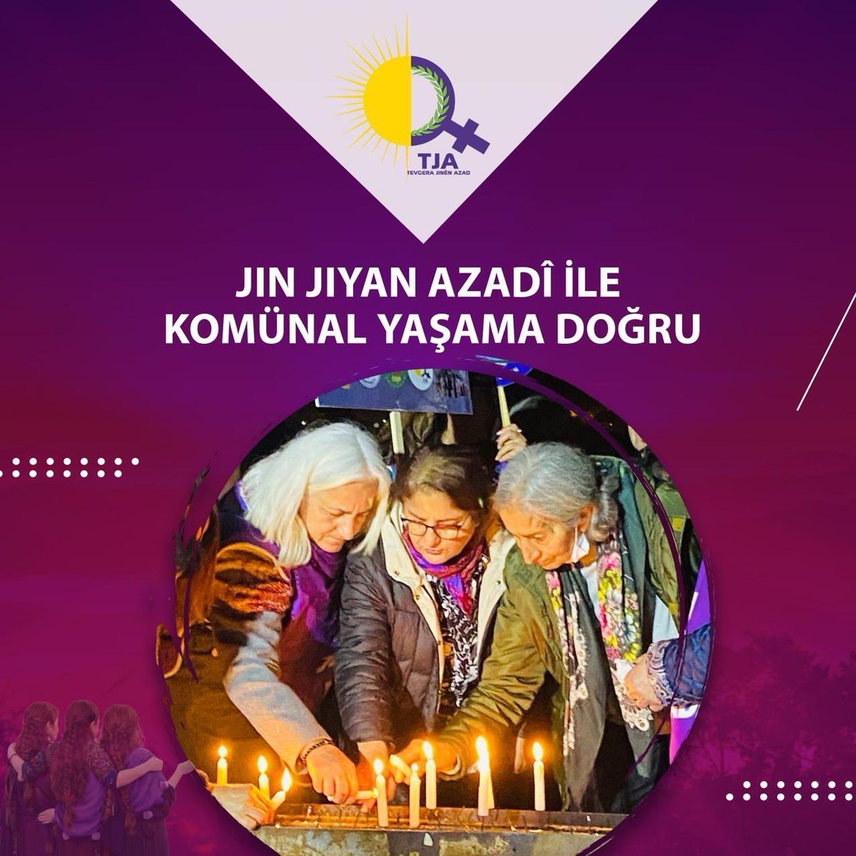 nnueunnln's tweet photo. #DemaJinê bi rihê komûnal re ber bi azadîyê ve https://t.co/iGZpbC2uCZ