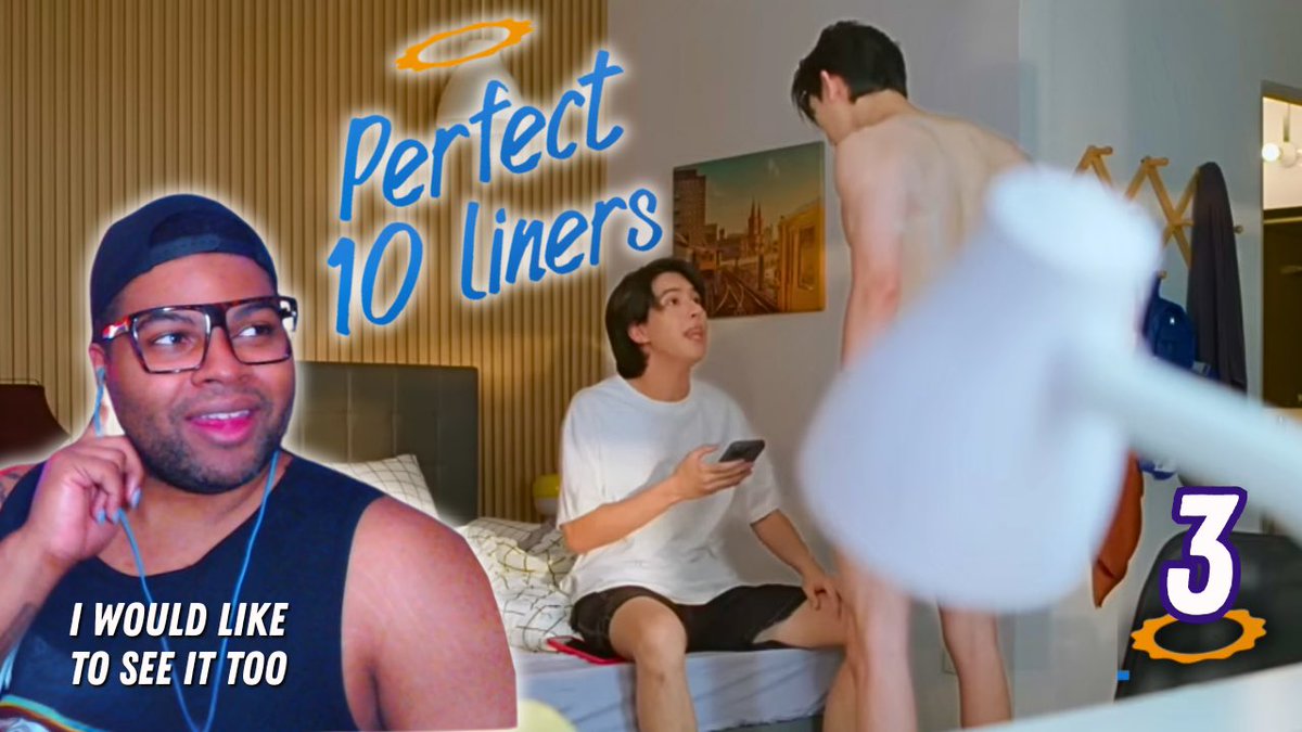 TopherReacts's tweet photo. #Perfect10LinersEp3 REACTION

Nothing says, “Best Friends” like wagging it in each other’s faces fresh out the shower 👀🇹🇭🏳️‍🌈💛🖤👬🏽

Full video: https://t.co/mlOsFkuRCP

#Perfect10Liners #สายรหัสเทวดา #ForceBook #AouBoom #MarcPoon #PerthSanta #JuniorMarc #GMMTV #BLSeries #BL https://t.co/RdSEp9YASl