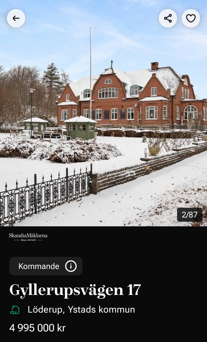 Östermalm vs Österlen 41m² vs 568m²😅 #finanstwitter