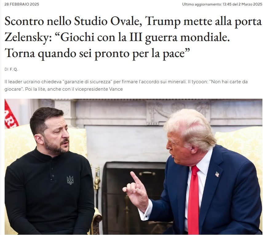 Finalmente abbiamo un grande Presidente statunitense che non inizierà mai una guerra. Sono sicuro che non attaccherà mai il Venezuela o l'Ira...ops.