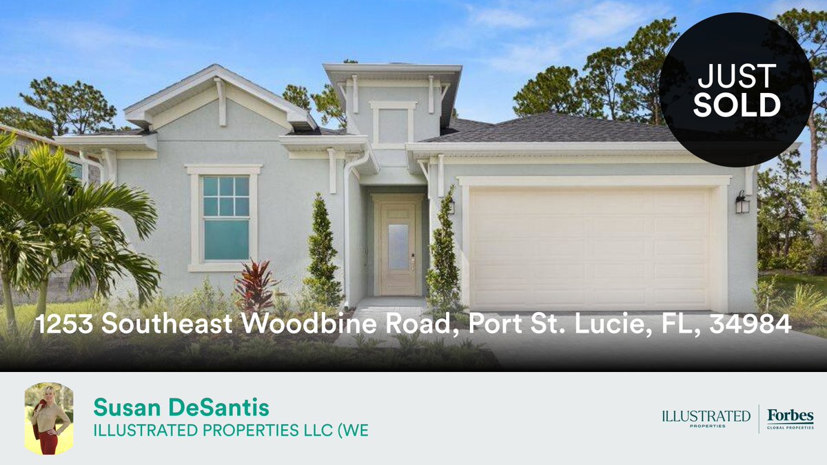 SusanDeSantis89's tweet photo. 🛌 3 🛀 3 🚘 2
📍 1253 Southeast Woodbine Road, Port St. Lucie, FL, 34984

My latest sale on RateMyAgent.
FL SL707560
https://t.co/xvQYRv327B

...
#ratemyagent #realestate https://t.co/eIjge3PG9h