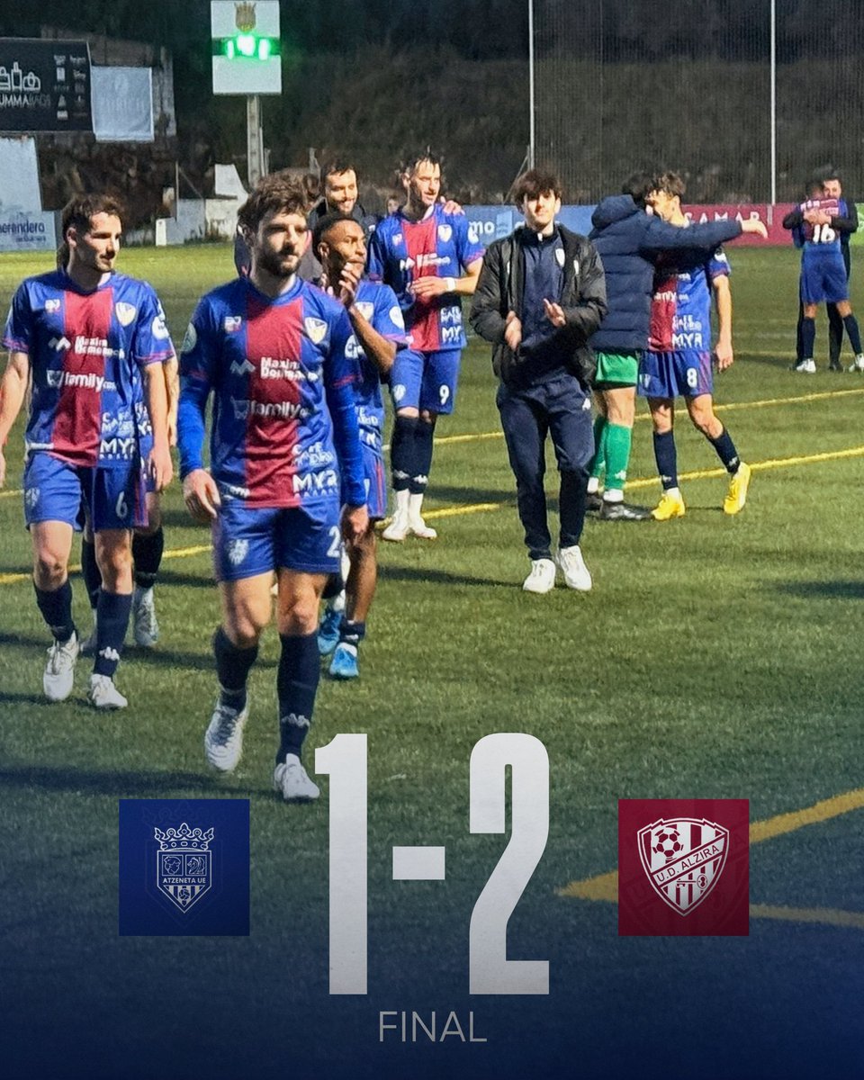 UDAlzira's tweet photo. ¡Finaaaaal en El Regit! 💙❤️
Gran trabajo del equipo para traer los 3 puntos a Alzira.
¡Seguimos!
#AlziraAtzeneta https://t.co/ZXUrocMZBB