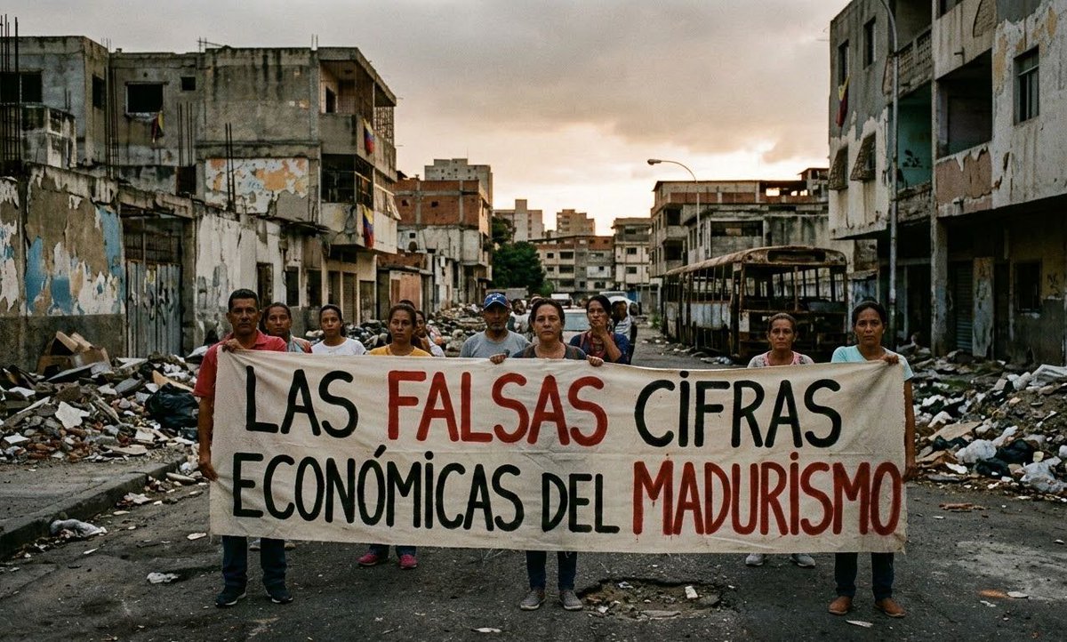 vivassantanaj_'s tweet photo. Nicolás Maduro y el madurismo han engañado al país durante 13 años, incluyendo a Delcy Rodríguez y Jorge Rodríguez. Así que vamos a desmontar otras mentiras:

Es mentira que hay "6 millones de pensionados". La cifra apenas supera los 450 mil. Reto a que muestren los archivos 

Es mentira que hay "3 millones de empleados públicos". La cifra más alta llegó a 2,7 millones en 2012, y desde entonces ha venido en decrecimiento. Apenas quedan 1,1 millones de empleados, incluyendo gobernaciones y alcaldías 

Lo que hay es una "manutención" de bonos que apenas llegan a los 10 $ al mes para una población empobrecida, y que según inscritos con el carnet de la patria, la cifra estaría en 3,7 millones de personas, donde muchos de ellos también emigraron, y dónde se incluyen los llamados "milicianos"

Palangristas como el Carlos Montero, Pedro Carvajalino, Miguel Pérez Pirela, William Castillo, Roi López Rivas, la Madelein García🤣, entre otros, hablan todos los años del "mayor crecimiento de América Latina" cuando lo único que crece es la migración y la pobreza convertida en miseria, con una inflación que en 2025 llegó a más del 600% y este 2026 se estima que no baje del 350% con salarios inexistentes, y un bolivar pulverizado como moneda nacional 

Servicios públicos en caos. No hay agua, la gente vive #sinluz en el interior del país, y la gasolina de ser subsidiada, ahora se vende a precios internacionales 

Educación y salud en ruinas

Ningún madurista puede desmentir la realidad