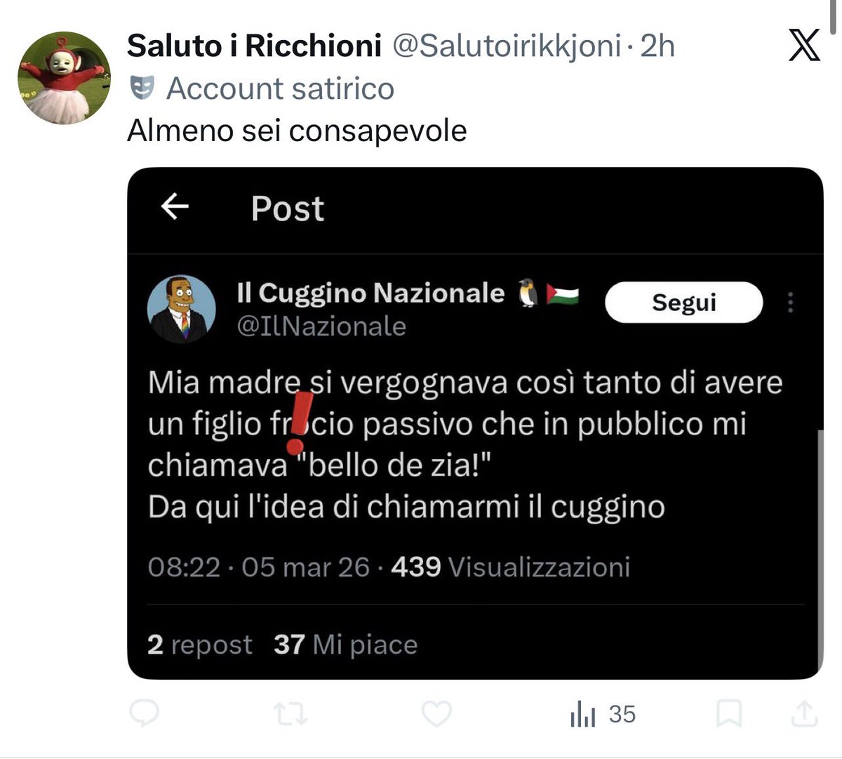 Il CugGino Nazionale 🐧🇵🇸🇺🇦 tweet media