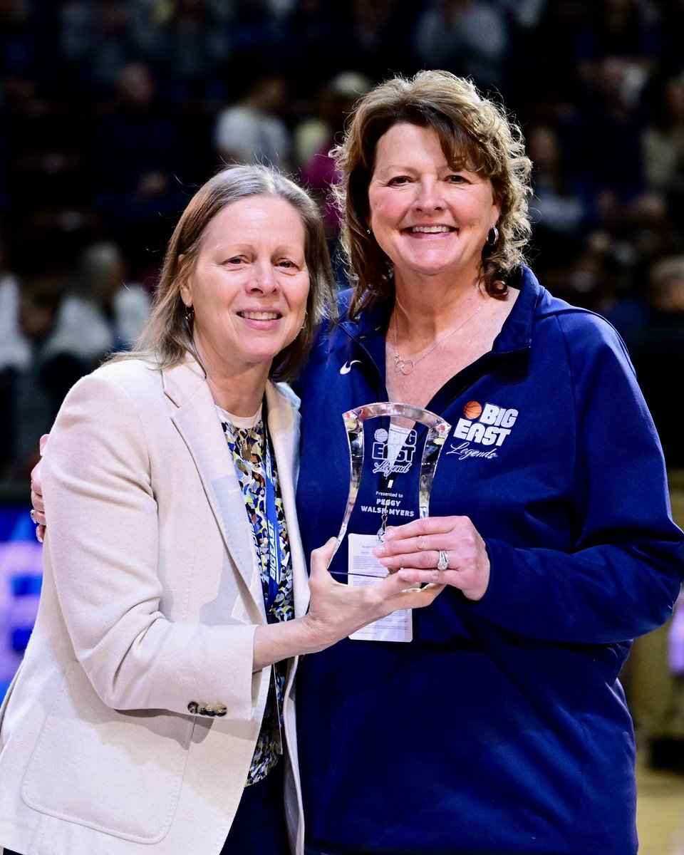 UConnWBB's tweet image. Our 2026 BIG EAST Legend Peggy Myers!

Peg played at UConn from 1982-86 and was a member of Geno Auriemma’s first team. She finished her career with 1,413 points and 937 rebounds.