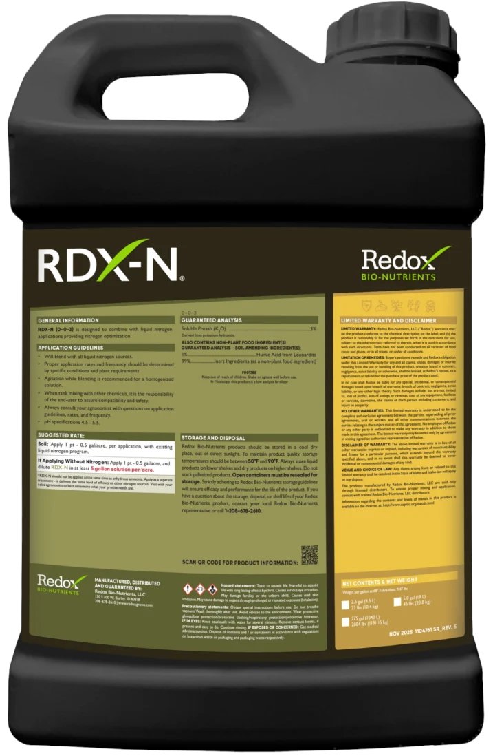 ScottD_redox's tweet photo. Have you ever come across a new innovative product that makes you excited to go to work again? #RDXN from @redoxgrows has done that for me.  Helping growers pull back on their expensive synthetic nitrogen while maintaining yields is a game changer.  Reach out to #InnovativeScott https://t.co/X8OdUNV6ru