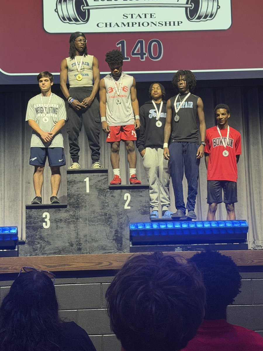 bowdonrecruits's tweet photo. Plenty of guys on the medal stand today!

140
Keontay Rowe 6th 

150
Cam Bonds 1st
Isaac Windom 2nd
Madden Jones 4th

160
KK Patterson 1st
Jett Abrams 3rd

170
Lucki Bailey 1st
Owen Clark 2nd https://t.co/WQiWlXXtCW