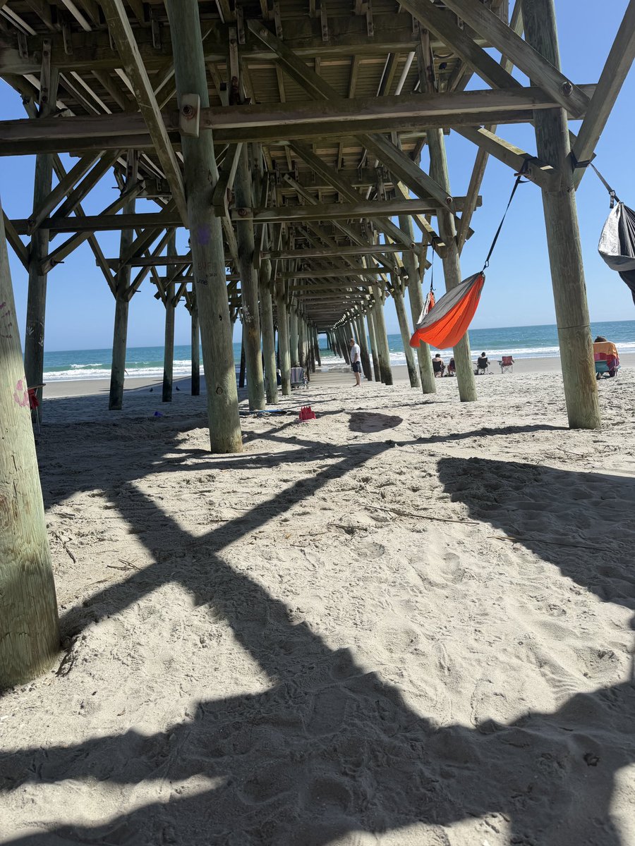 It is hard to complain about life when the biggest problem of the day is that it feels 40 degrees cooler sitting under than the pier(where I usually sit) than out in the sun.