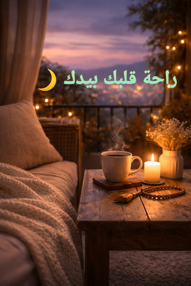 أغلق باب التفكير الزائد.
سلّم أمورك لله.
القلب يهدأ حين يثق بربه 🤍
اكتب في التعليقات: مطمئن

#طمأنينة
#راحة_القلب
#توكل