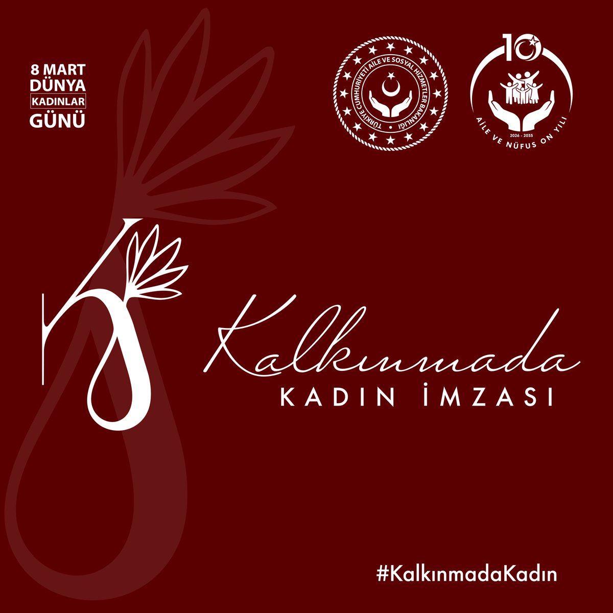 tcailesosyal's tweet photo. Her tarihi anda, başarının altında kadınların imzası var. ✍🏻

Sürdürülebilir Kalkınmada Kadın Hamlesi ile bu imzayı görünür kılıyor, kalıcı hale getiriyoruz.

#KalkınmadaKadın https://t.co/QLPratpCVh