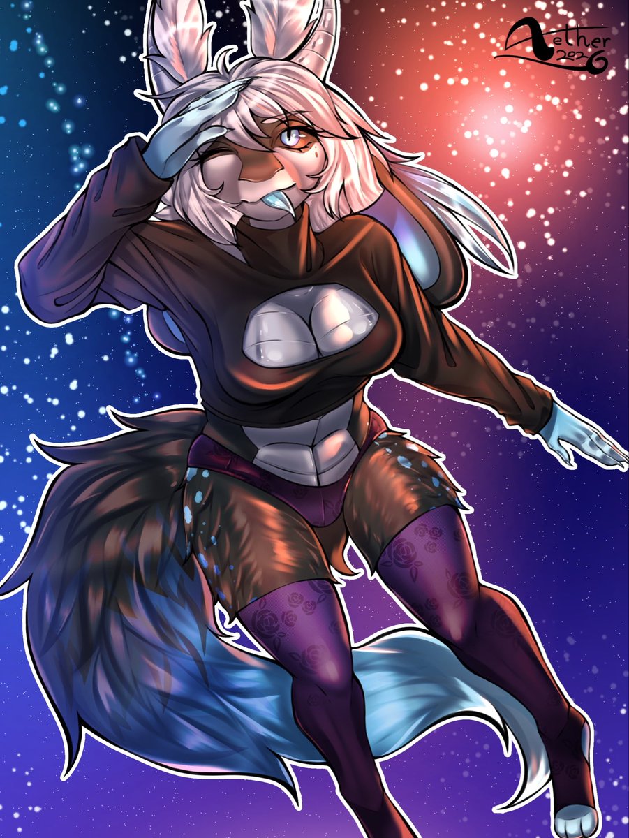 Freebie done for <a href="/SpiritElin/">🔞 Spirit Elin 🐍</a> !!! It's been a while but I did not forget. Finally got around to drawing Lillian! I love this adorable snatyr moth gal, she's lovely. I hope you guys love her just as much as I do :3 

#art #anthroart #digitalart #furry #furryart #snatyr #elin