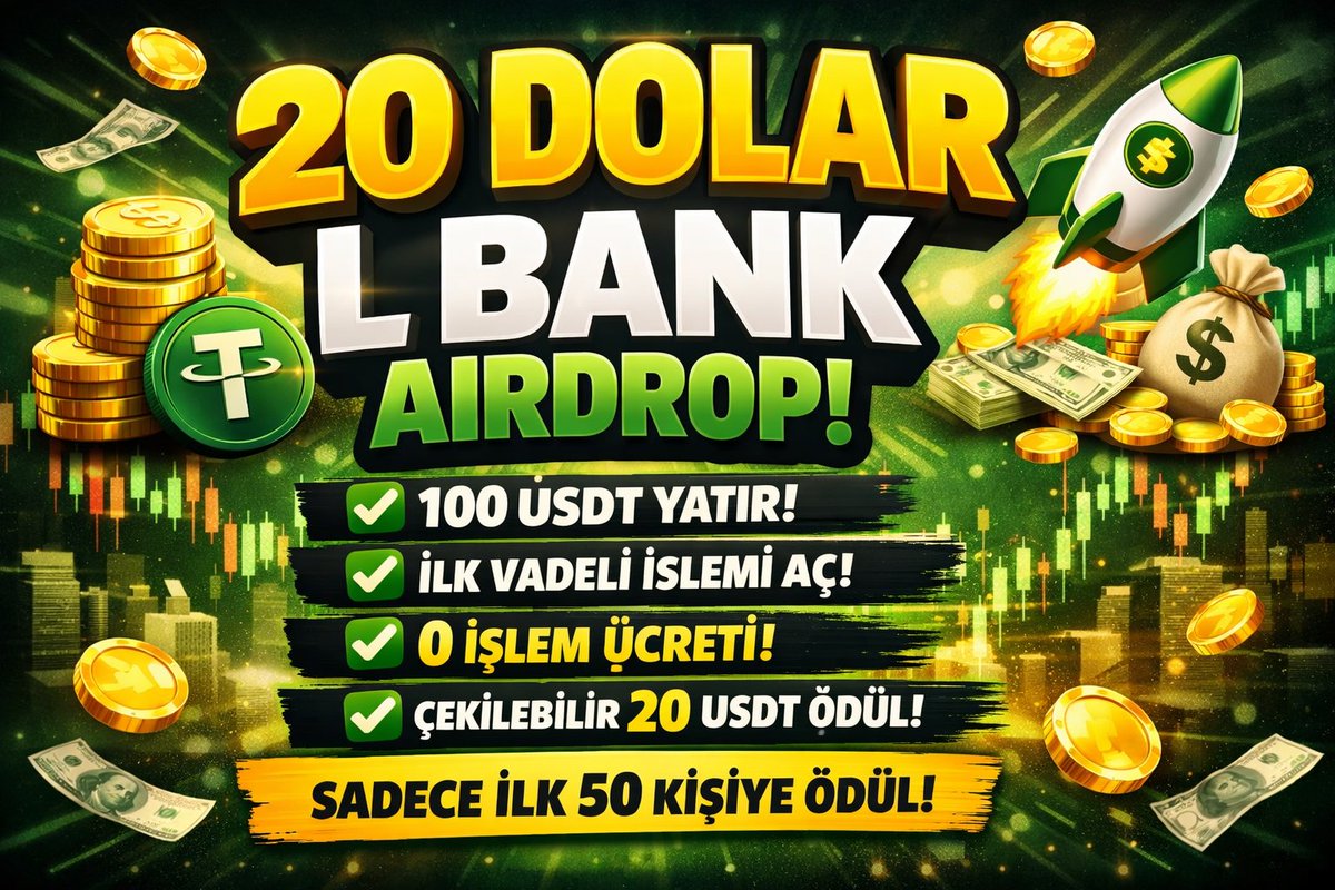 KYC ŞARTI YOK 🎁

🚀 20 USDT (  880 TL )Çekilebilir Garant Ödül !

lbank.com/ref/5TGMR Kayıt Linki forms.gle/XhaDigAMe9ZBRB… Etkinlik Formu

Crypto Aty referans linki ile katılan ilk 50 kullanıcıya 20 USDT ödül ve tüm paritelerde 0 işlem ücreti avantajı!

📌 Katılım Adımları