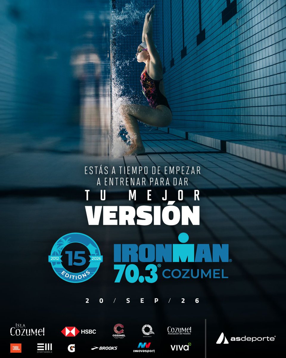 El IRONMAN 70.3 Cozumel se lleva a cabo en una fecha ideal para construir tu preparación con estructura y constancia.​ Los meses por delante te permitirán llegar fuerte, seguro y listo a la línea de salida.​ ​
Toma la decisión: hubs.ly/Q045VKMc0 ​

#ironmanmexico #
