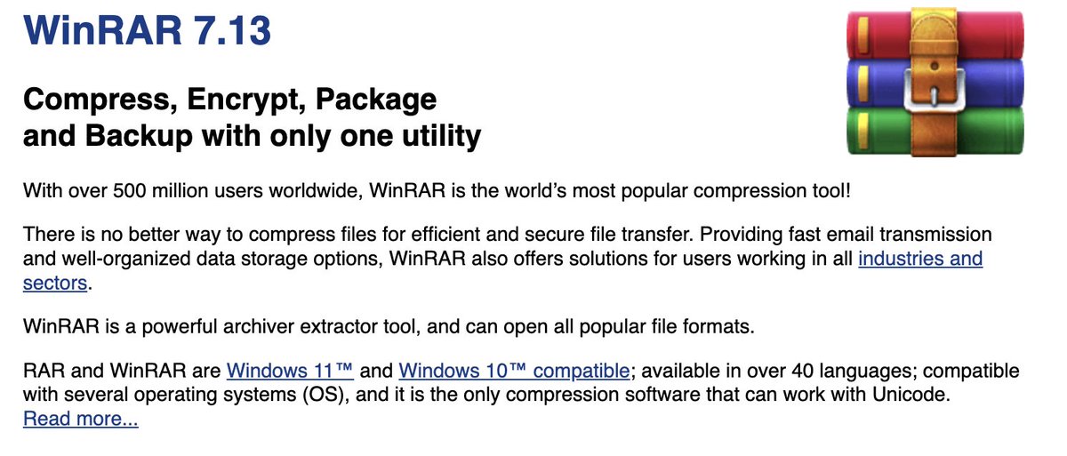 Teriq118's tweet photo. 🚨 The internet changes. Trends come and go. Apps rise and vanish. @Sigma_Browser
@WinRAR_RARLAB? Still here. Still reliable. Still legendary.
Some icons don’t need reinvention they just keep working.
#Legendary #ClassicSoftware #InternetIcon https://t.co/1TAxg9oNs0