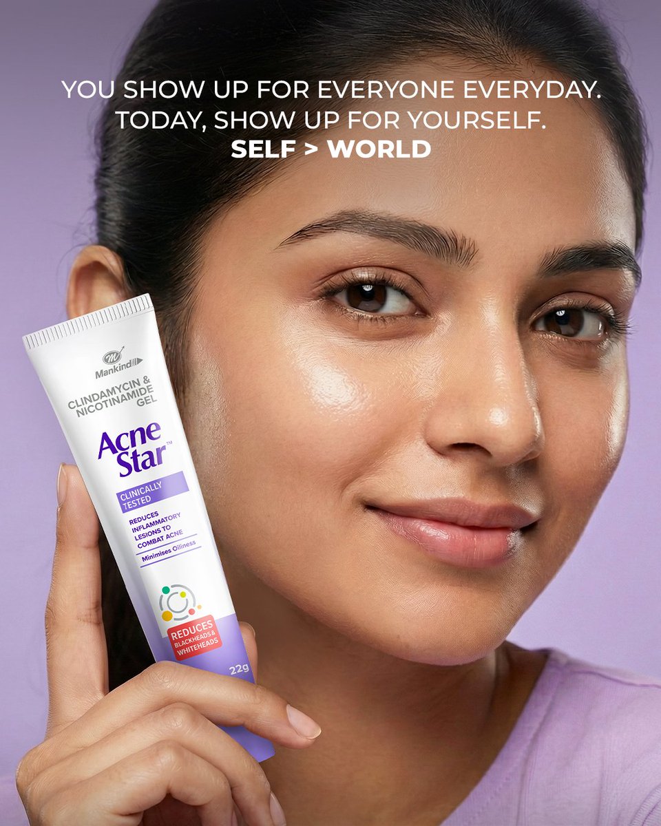 AcnestarGel's tweet image. Showing up for yourself means caring for your skin too.
This Women’s Day, trust science-backed acne care that supports you, every single day.

#AcneStar #AcneStarGel #DailySkincare #ClearSkinEveryday #GlowDaily #EverydayFaceCare #SmartSkincare #AcneCare #DermatologistRecommended