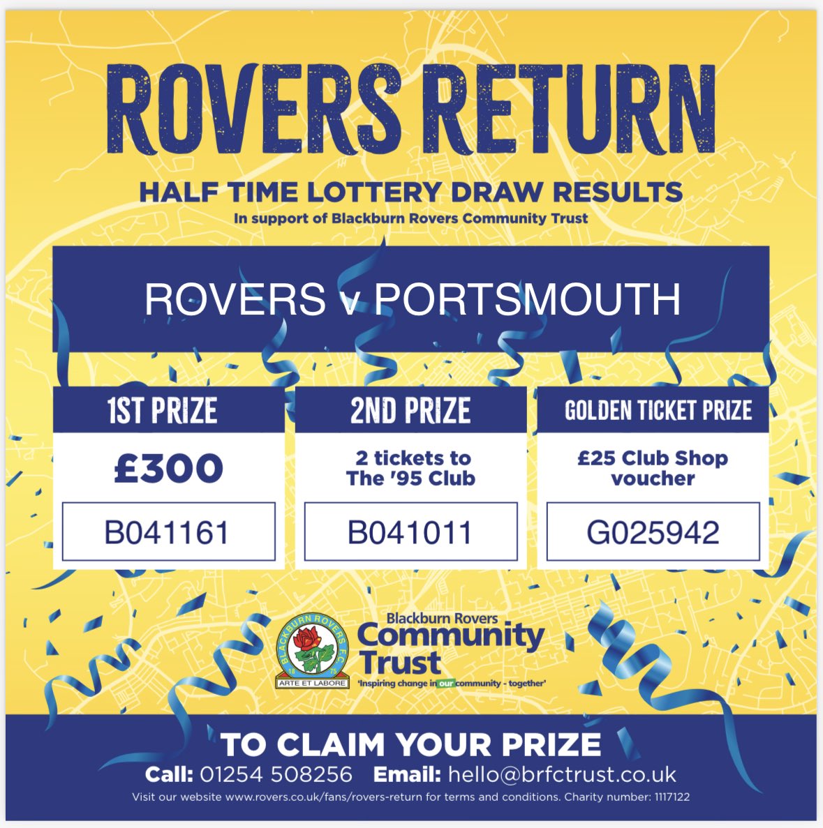 Blackburn Rovers Community Trust tweet media