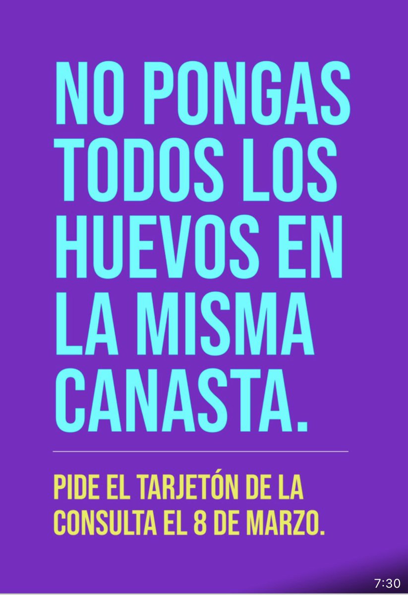 No importa por quien estés pensando votar en primera vuelta, mañana domingo 8 de Marzo es muy importante mostrar la fuerza de quienes creemos que Colombia necesita un nuevo rumbo ! 
#YoVotoLaGranConsulta