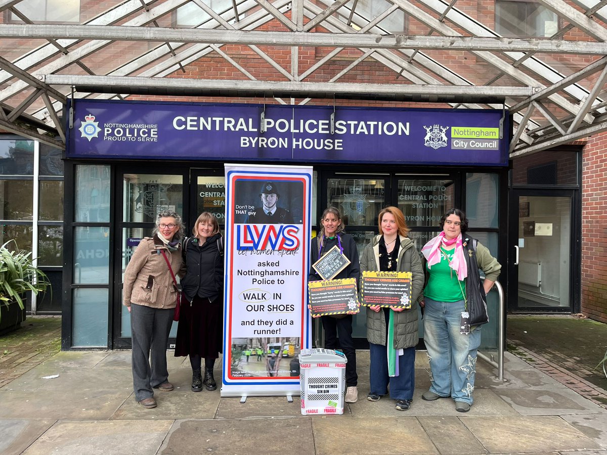 The irony of being thrown out of a Women's Day event in Nottingham &amp; then having comedy icon John Cleese share in our endeavours🤭

Thanks for the support <a href="/JohnCleese/">John Cleese</a> 🥰🥰🥰