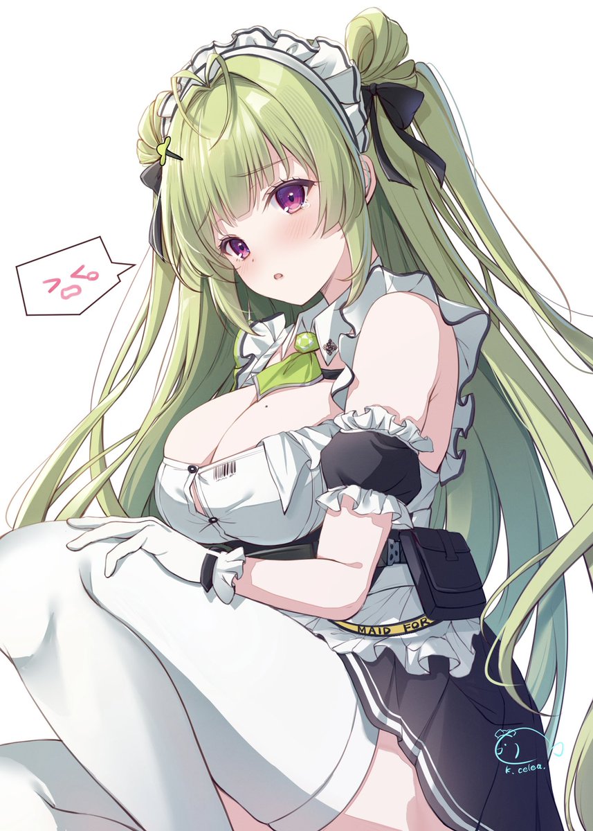 ソーダちゃん💚新米指揮官です…!
#NIKKE #NIKKEfanart 