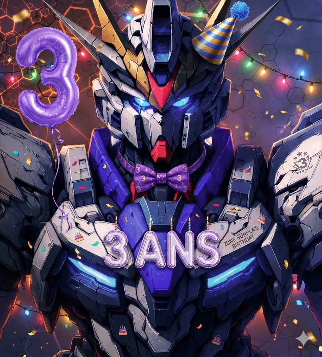 ZoneGunpla's tweet photo. 🎂 ON FÊTE NOS 3 ANS ! C’EST L’ANNIVERSARY WEEK ! 🎂

🎁 -10% sur TOUTE LA BOUTIQUE (application AUTOMATIQUE au panier ! Pas de code 😉).

📅 Jusqu'au 14/03. Foncez ! https://t.co/qnoRy6WiRR

(⚠️ Hors Import/Préco. Non cumulable)

#Anniversaire #BonPlan #Gunpla #Geek #3Ans 🎉 https://t.co/Wk0XToRK90