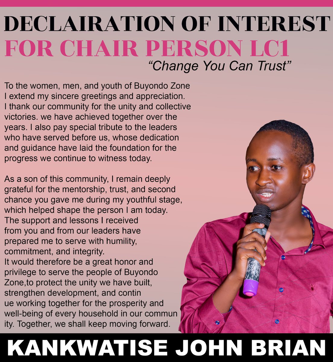 kankwatise John Brian tweet media