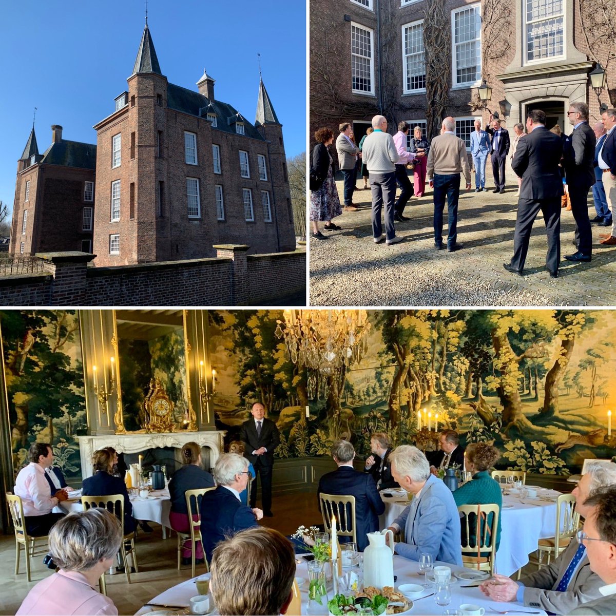 apreinders's tweet photo. Deze week een mooie bijeenkomst gehad met de Utrechtse burgemeesters op Slot Zuylen in Oud-Zuilen. Periodiek zien we elkaar voor o.m. het bespreken van actualiteiten en uitwisselen van ervaringen. Leuke, interessante ontmoetingen; dit keer een 'thuiswedstrijd'! ツ #StichtseVecht https://t.co/tu5jDorbSN