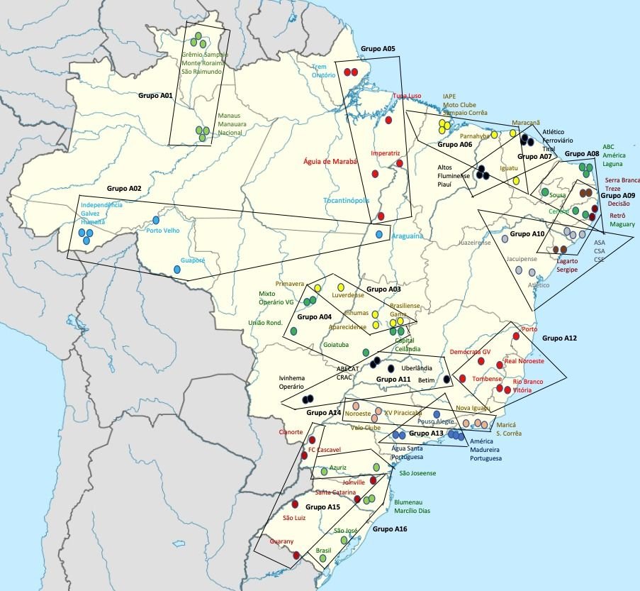 O Brasil é um país tão GRANDE, que mesmo a CBF fazendo grupos regionalizados na Série D, acontecerá isso 👇

Vejam a distância que o time do Araguaína de Tocantins vai percorrer em seu grupo...

Brutal 🤯🤯
