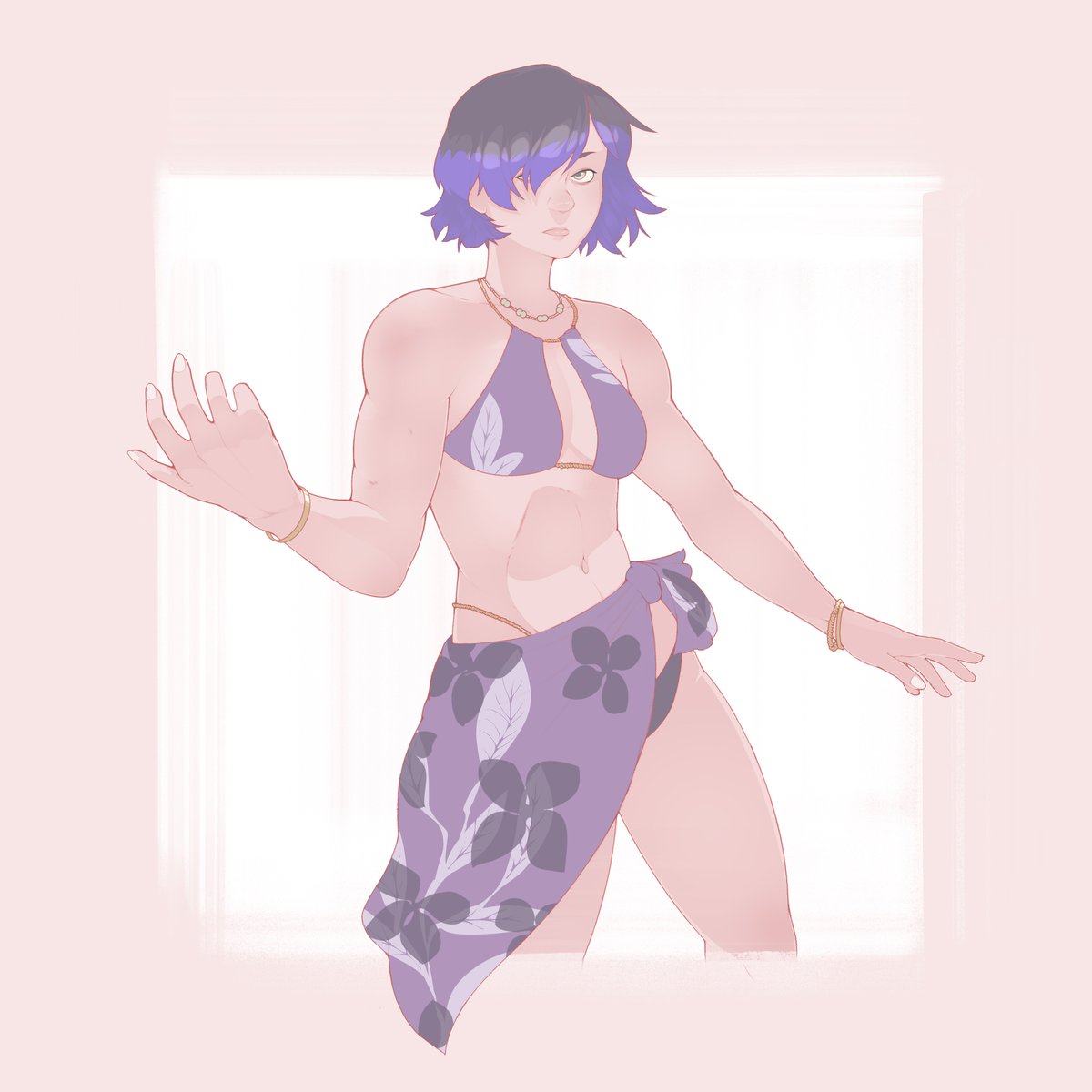 nyancatyawncat's tweet photo. summer reina for a friend #TEKKEN8 https://t.co/Y64eSxMxPI