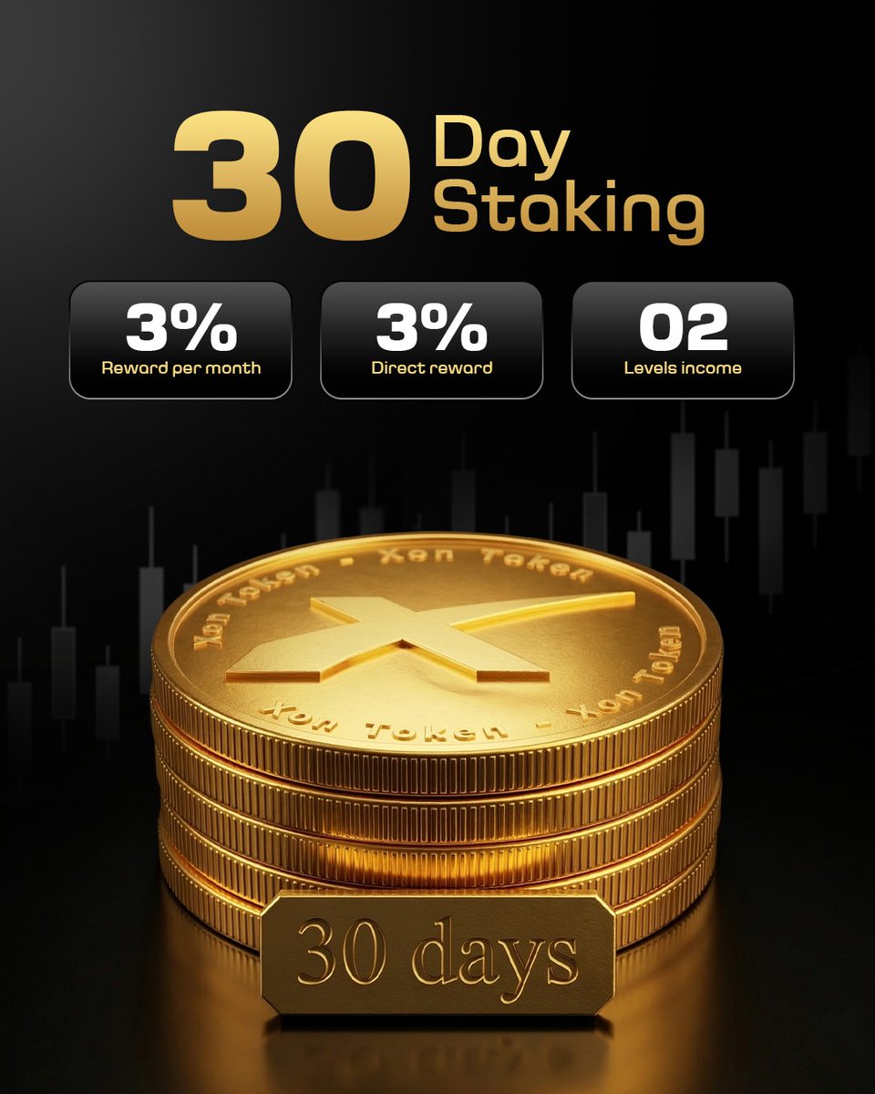XchangeOnOK's tweet photo. The XON Staking Program is here!
Lock your XON for 30 Days and earn 3% Monthly Rewards.

✨ 3% Monthly Staking Reward
🤝 3% Direct Referral Reward
🌐 2-Level Income Opportunity

Grow your XON while building your network. https://t.co/7FYd9IrCBq