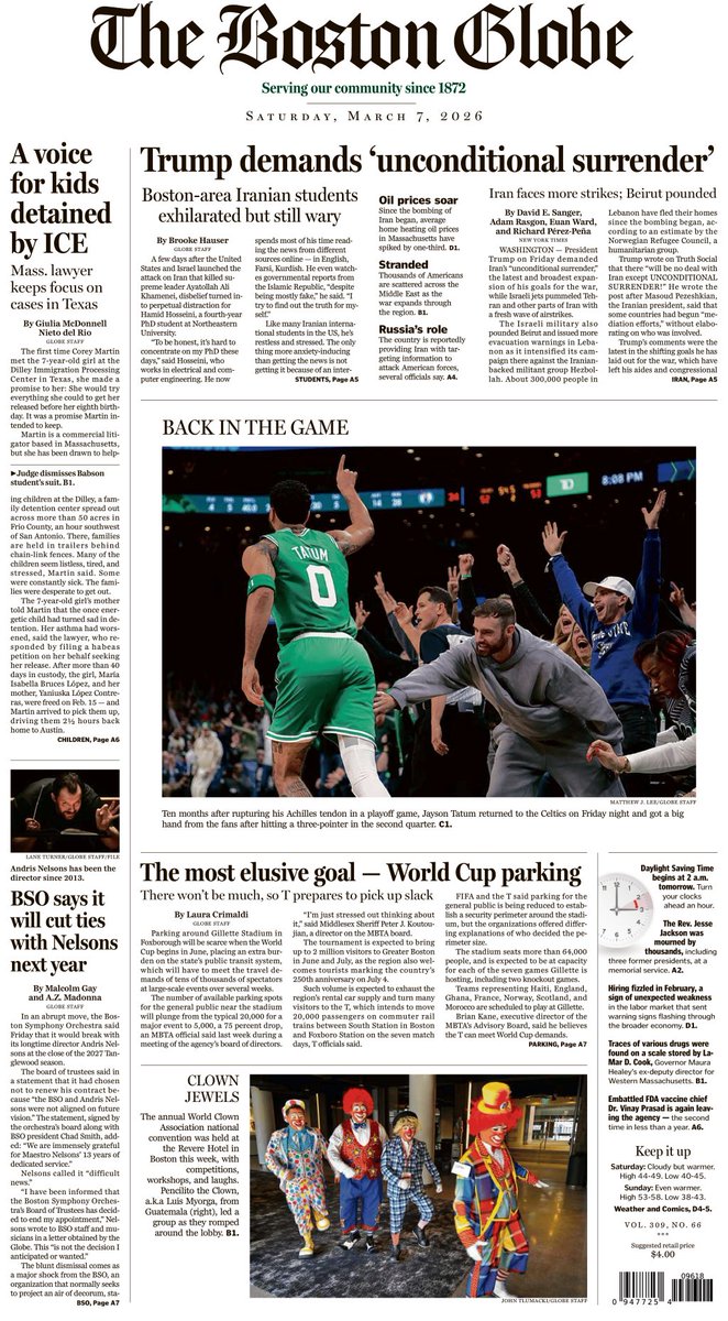 The Boston Globe tweet media