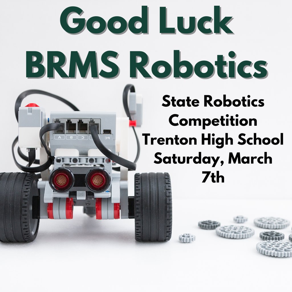 BlueRidgeISD's tweet photo. Good luck to our BRMS Robotics teams! #RaiseTheRidge https://t.co/WKkQ5EXcAZ