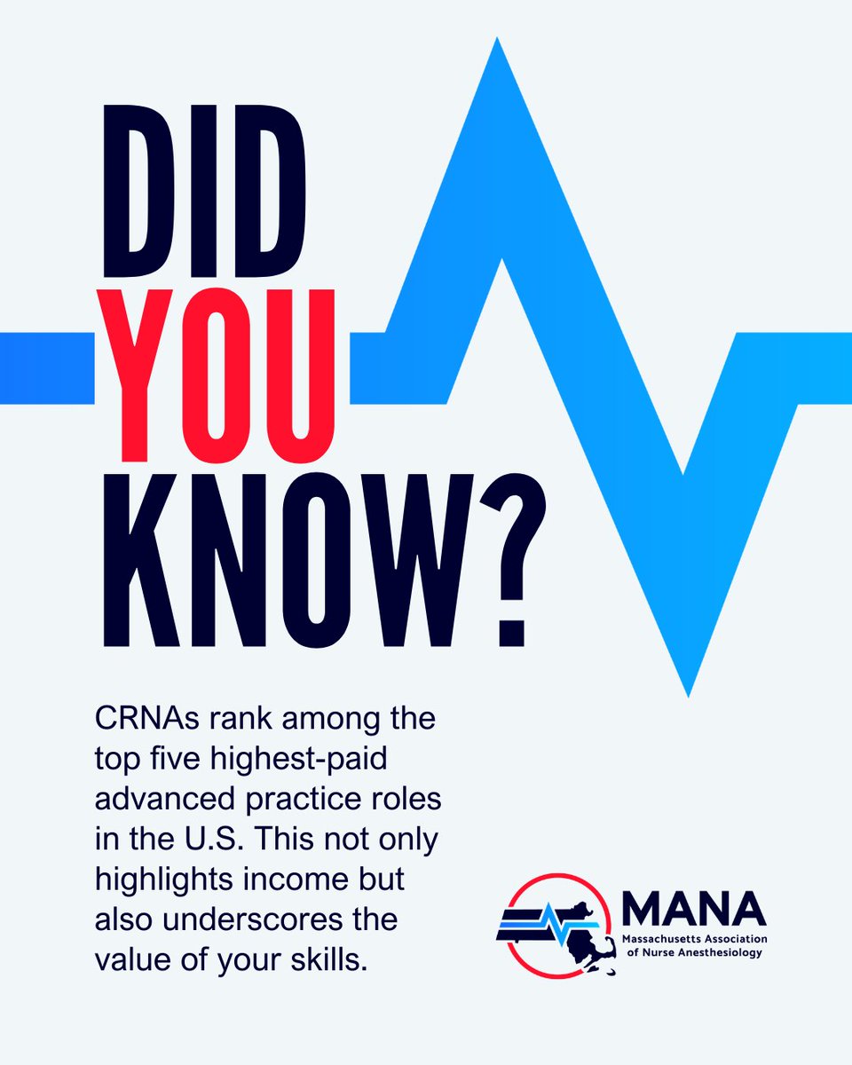 But it’s not just about the salary number, it’s about what that salary represents:
✅ Advanced training
✅ Critical decision-making
✅ Safe, high-quality, cost-effective care
Your value is backed by outcomes.
#CRNAValue #AdvancedPracticeNursing #CRNAPride #MANAadvocacy #CRNAsLead