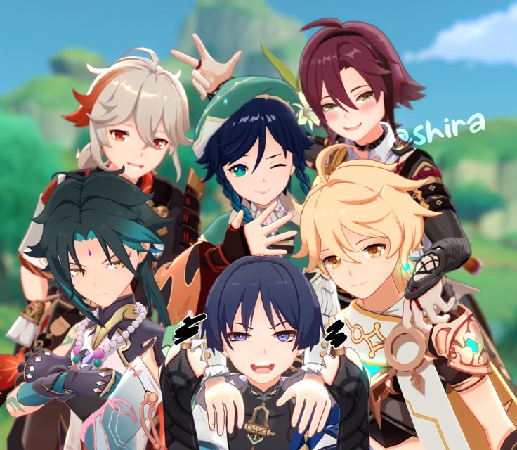Windeliaa_'s tweet photo. 1 alien
1 wind nymph
1 yaksha
1 android
2 humans
(justice for Kazuha and Heizou) https://t.co/aU0dM7Xipc