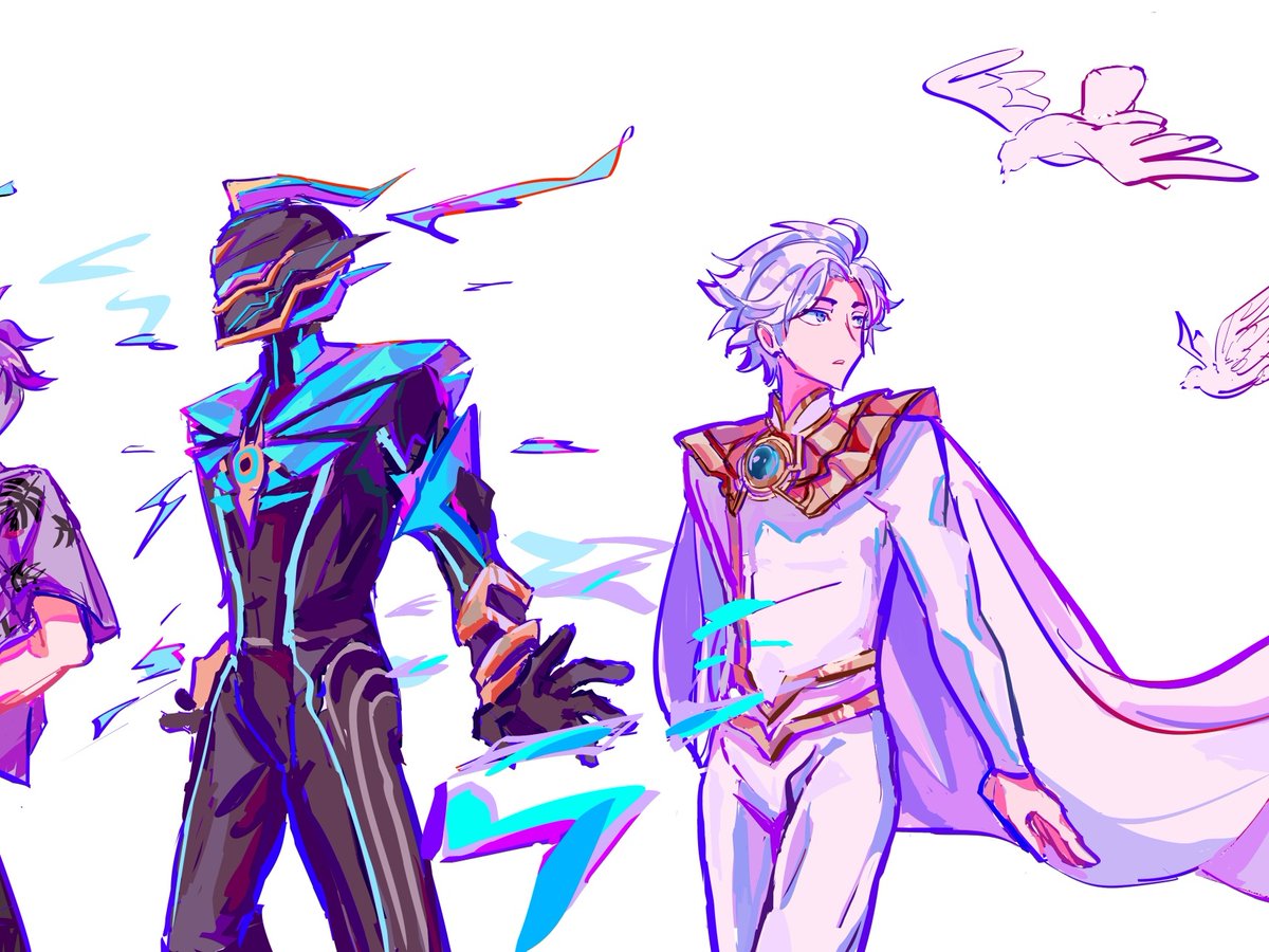 alicianpe3nw's tweet photo. #tbyx #凸变英雄X  #tobeheroX 画了全员呃呃呃 https://t.co/F3qtWzvtk4
